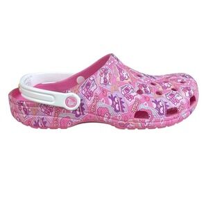 NEW Crocs Sanrio Mens Hello Kitty Clogs Shoes‎ Size 13 Pink Slip On Cushioned